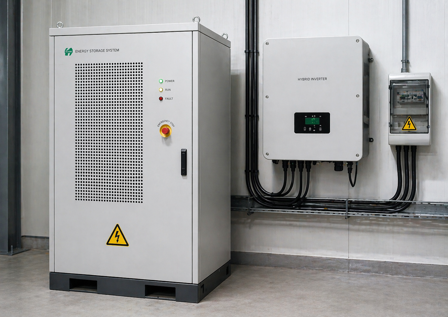 Sistema di batteria industriale da 200kWh per azienda prodotti surgelati