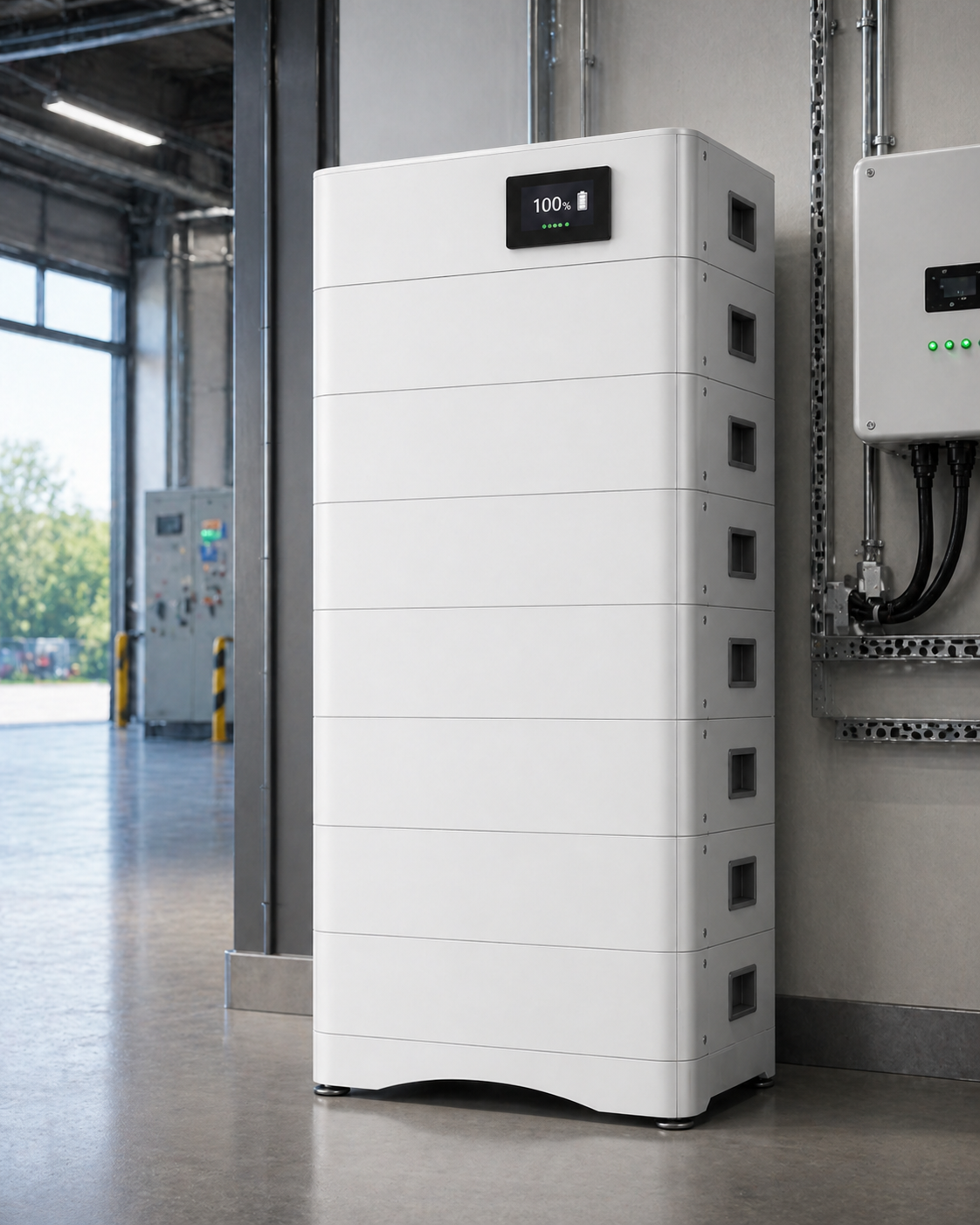 Sistema di accumulo industriale 70 kWh per azienda metalmeccanica